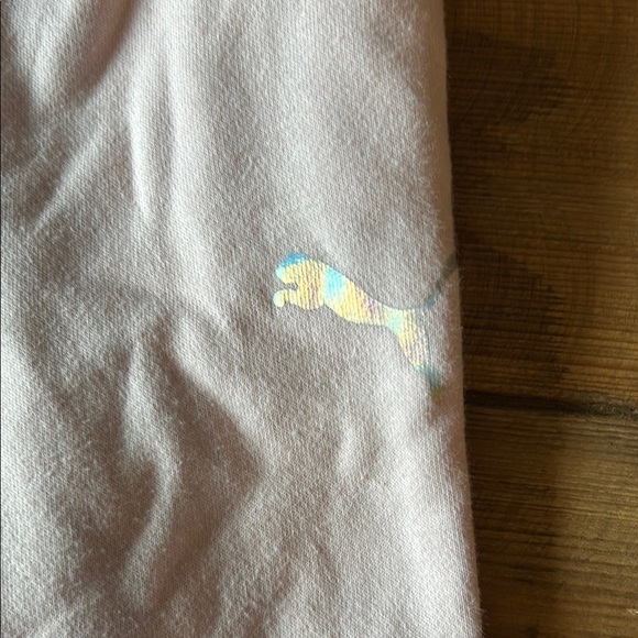 Puma Pink Joggers Soft Elastic Waist Sweatpants - Picture 3 of 5